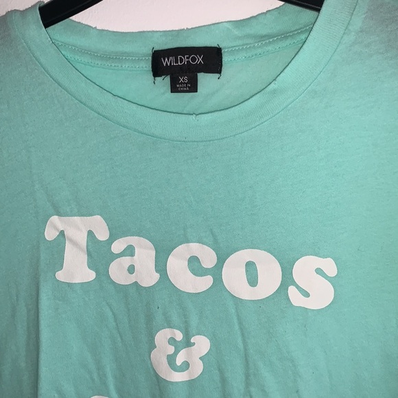 WildFox | Happy Hour Tacos and Margs T Shirt Size XS - Picture 2 of 5